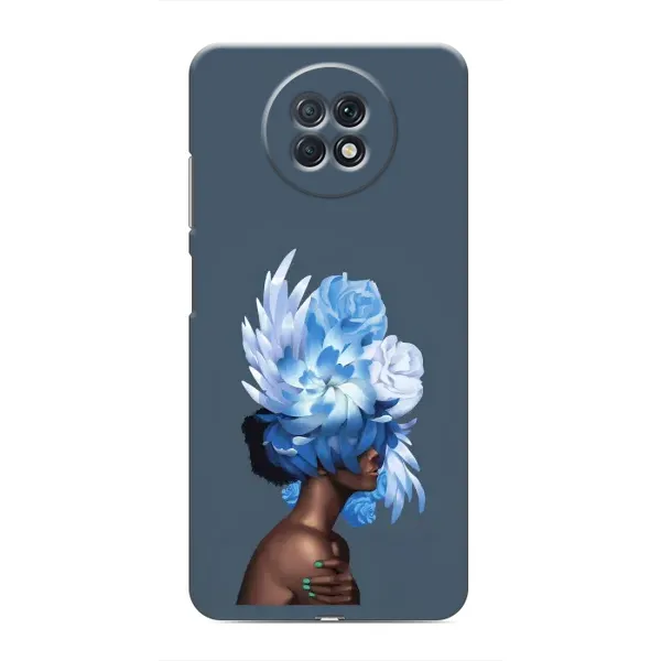 Чехол с принтом «Цветы на голове» для Xiaomi Redmi Note 9T Чехол с принтом «Цветы на голове» для Xiaomi Redmi Note 9T