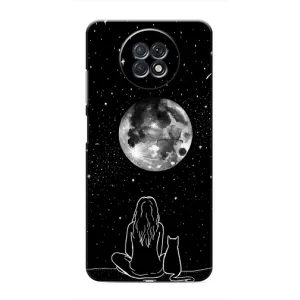 Чехол с принтом «Девушка с котом» для Xiaomi Redmi Note 9T