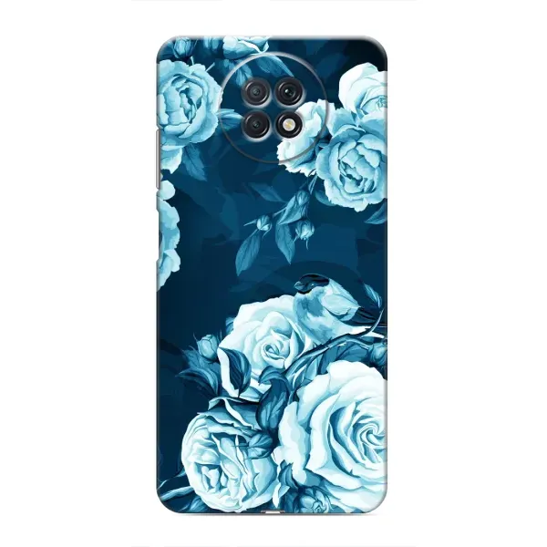 Чехол с принтом «Голубые Бутоны» для Xiaomi Redmi Note 9T Чехол с принтом «Голубые Бутоны» для Xiaomi Redmi Note 9T
