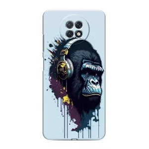 Чехол с принтом «Горилла в наушниках» для Xiaomi Redmi Note 9T