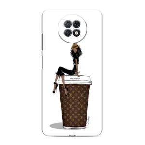 Чехлы Луи Витон для Xiaomi Redmi Note 9T (AlphaPrint - LOUIS VUITTON) (кофе LOUIS VUITTON)