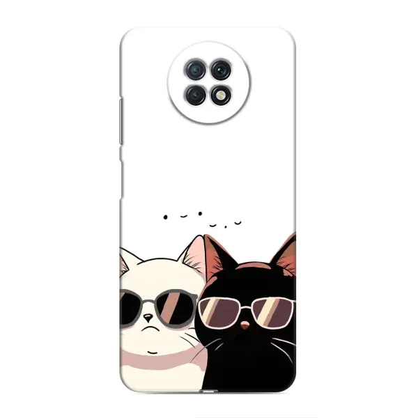 Чехол с принтом «Коты в очках» для Xiaomi Redmi Note 9T Чехол с принтом «Коты в очках» для Xiaomi Redmi Note 9T