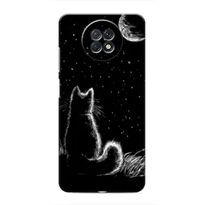 Чехол с принтом для Xiaomi Redmi Note 9T (AlphaPrint) Модные коты