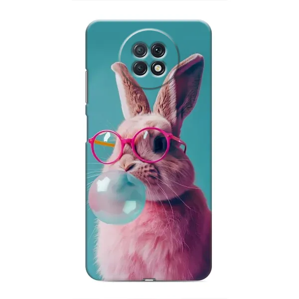 Чехол с принтом «Кролик в очках» для Xiaomi Redmi Note 9T Чехол с принтом «Кролик в очках» для Xiaomi Redmi Note 9T