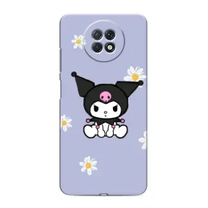 Чехол с кроликом Куроми на Xiaomi Redmi Note 9T (Куроми в цветах)