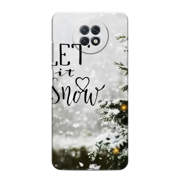 Чохол з принтом «Let it snow» для Xiaomi Redmi Note 9T
