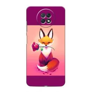 Чохол з принтом «Лиса з трояндою» для Xiaomi Redmi Note 9T