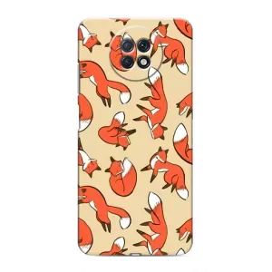 Чохол з принтом «Лисички» для Xiaomi Redmi Note 9T