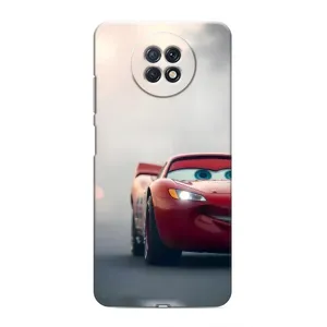 Силиконовый чехол Маквин для Xiaomi Redmi Note 9T (Скоростной Маквин)
