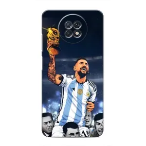 Чохли для Xiaomi Redmi Note 9T (Leo чемпіон) (AlphaPrint) (Мессі з кубком)