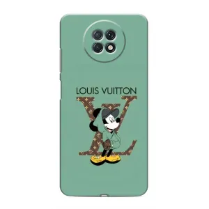 Чехлы Луи Витон для Xiaomi Redmi Note 9T (AlphaPrint - LOUIS VUITTON) (Микки Маус LV)