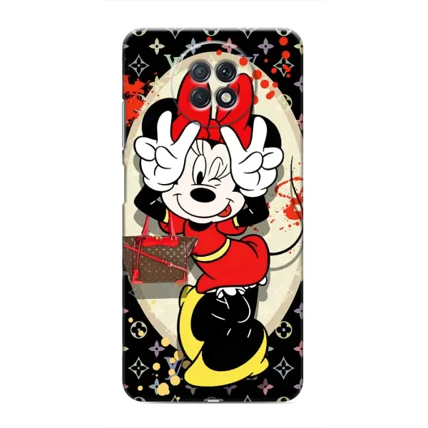 Чехол с принтом «Минни peace» для Xiaomi Redmi Note 9T Чехол с принтом «Минни peace» для Xiaomi Redmi Note 9T