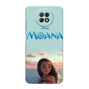 Чехол с мультфильмом Моана Xiaomi Redmi Note 9T (Портрет Моана)