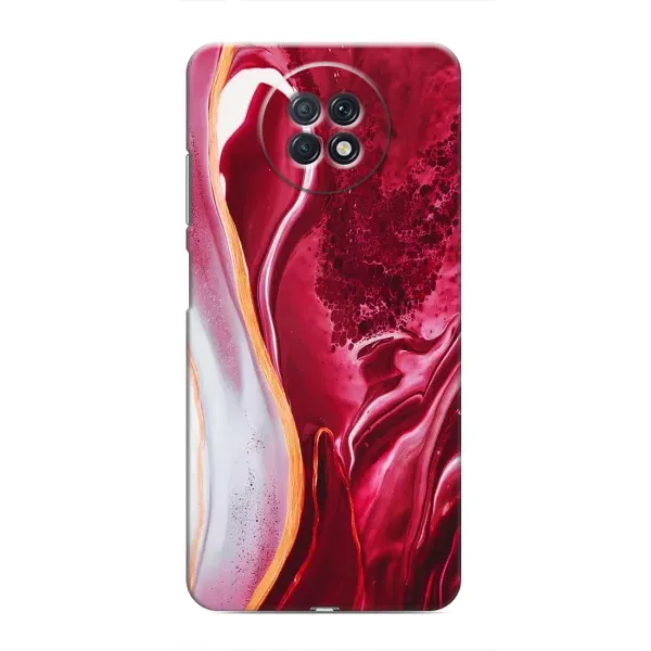 Чехол с принтом «Мрамор красный» для Xiaomi Redmi Note 9T Чехол с принтом «Мрамор красный» для Xiaomi Redmi Note 9T