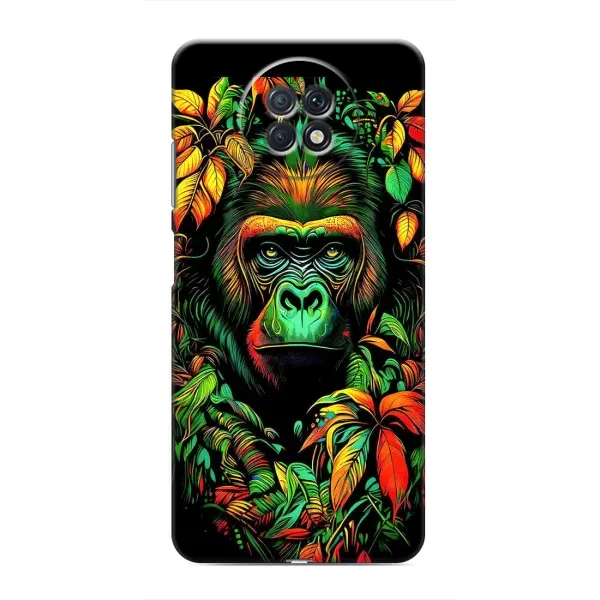 Чехол с принтом «Обезьяна в тропиках» для Xiaomi Redmi Note 9T