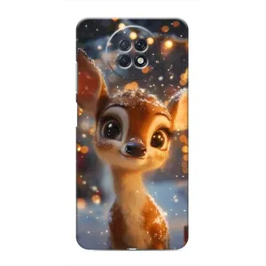 Чехол с принтом «Олененок среди гирлянд» для Xiaomi Redmi Note 9T