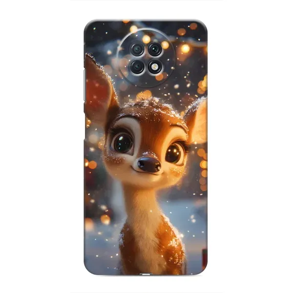 Чехол с принтом «Олененок среди гирлянд» для Xiaomi Redmi Note 9T