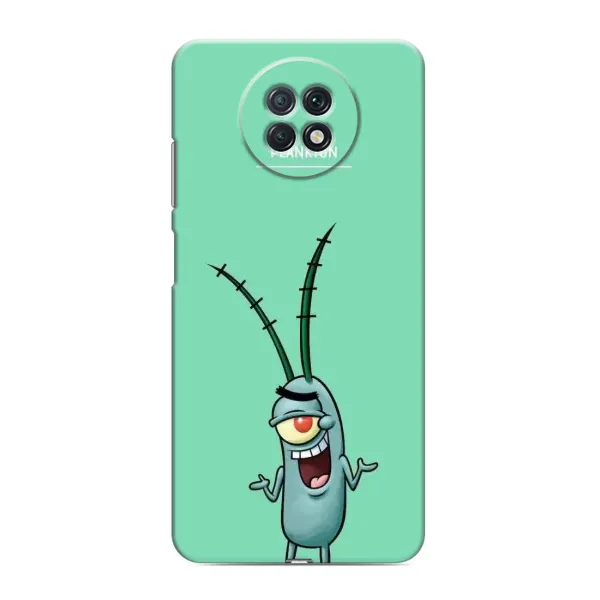 Чехол с принтом «Персонаж Планктон» для Xiaomi Redmi Note 9T