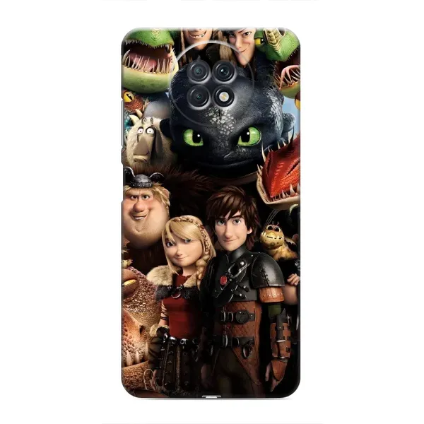 Чехол с принтом «Персонажи дракона» для Xiaomi Redmi Note 9T Чехол с принтом «Персонажи дракона» для Xiaomi Redmi Note 9T