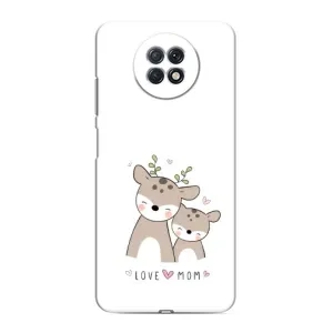 Чехол с принтом «Оленята мама и малыш» для Xiaomi Redmi Note 9T