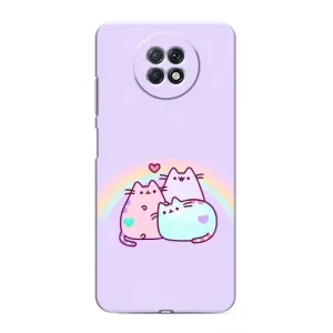 Чехол с принтом «Радужные котики» для Xiaomi Redmi Note 9T