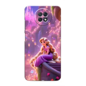 Чехол Рапунцель для Xiaomi Redmi Note 9T (Рапунцель в замке)