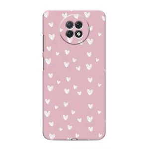 Чехол с принтом «Сердечки на розовом» для Xiaomi Redmi Note 9T
