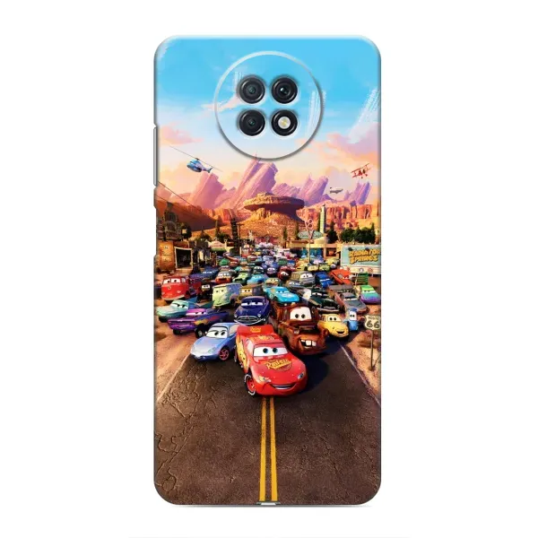 Чохол з принтом «Тачки на трасі» для Xiaomi Redmi Note 9T Чохол з принтом «Тачки на трасі» для Xiaomi Redmi Note 9T