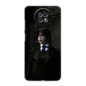 Чехол с дизайном Венздей 2 на Xiaomi Redmi Note 9T (Темный стиль Уэнздей)