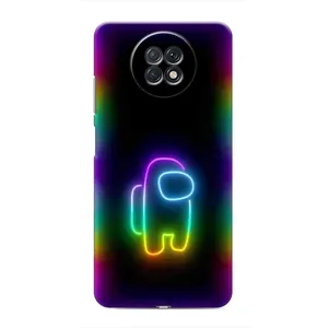 Чехол Амонг Ас для Xiaomi Redmi Note 9T (AlphaPrint) (Яркий скин)