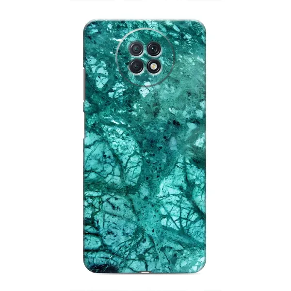 Чохол з принтом «Зелений мрамор» для Xiaomi Redmi Note 9T