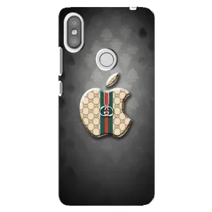 Чехлы ГУЧЧИ для Редми S2 (AlphaPrint) (Apple gucci)