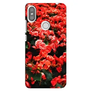 Чехлы с Цветами для Xiaomi Redmi S2 (VPrint) (Цветы красные)