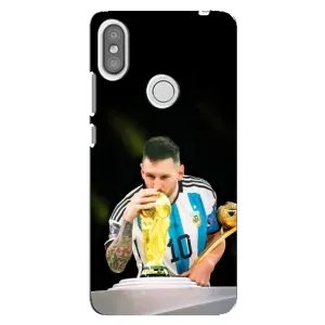 Чехлы для Xiaomi Redmi S2 (Leo чемпион) (AlphaPrint) (Кубок Месси)