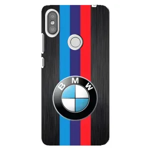 Чехол для Редми S2 - с принтом БМВ (AlphaPrint) (Лого BMW)