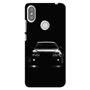 Чехол для Редми S2 - с принтом БМВ (AlphaPrint) (Машина BMW)