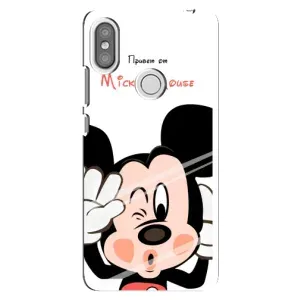 Эксклюзивный чехол для Xiaomi Redmi S2 (AlphaPrint - Мультяшные) (Маус Микки)