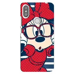 Эксклюзивный чехол для Xiaomi Redmi S2 (AlphaPrint - Мультяшные) (Маус в очках)