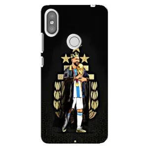 Чехлы для Xiaomi Redmi S2 (Leo чемпион) (AlphaPrint) (Месси Король)