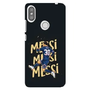 Чехлы для Xiaomi Redmi S2 (Leo чемпион) (AlphaPrint) (Messi ПСЖ)