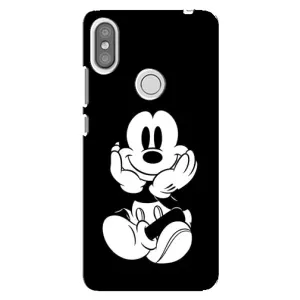 Эксклюзивный чехол для Xiaomi Redmi S2 (AlphaPrint - Мультяшные) (Микки на черном)