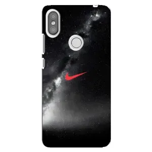 Чехол для Xiaomi Redmi S2 - с принтом Найк (AlphaPrint) (Найк красный)