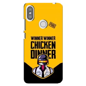 Чехол PUBG для Редми S2 (AlphaPrint) (Pubg шлем)