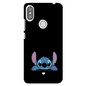 Чехол с принтом Стич на Xiaomi Redmi S2 (Стич на черном)
