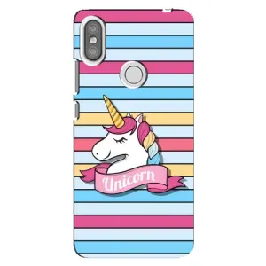 Чехол для Редми S2 - (Единорожки - Новинки) (AlphaPrint) (Unicorn)