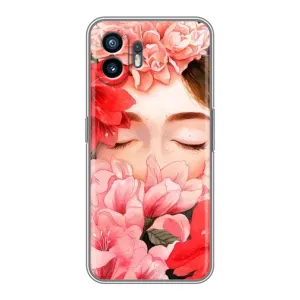 Чехлы (ART) Цветы на Xiaomi Redmi Turbo 4 Pro (VPrint) (Глаза в цветах)