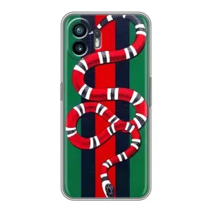 Чехлы ГУЧЧИ для Сяоми Редми Турбо 4 Про (AlphaPrint) (Gucci змия)