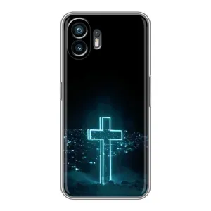 Чехол для Xiaomi Redmi Turbo 4 Pro (AlphaPrint) - (Христианские) (Крест и город)
