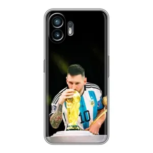 Чехлы для Xiaomi Redmi Turbo 4 Pro (Leo чемпион) (AlphaPrint) (Кубок Месси)