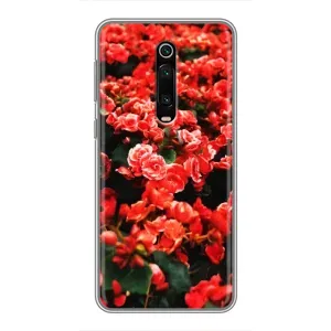 Чехлы с Цветами для Xiaomi Mi 9T (VPrint) (Цветы красные)